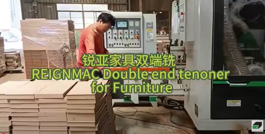 REIGNMAC woodworking machine Double end tenoner 6025M for furniture processing